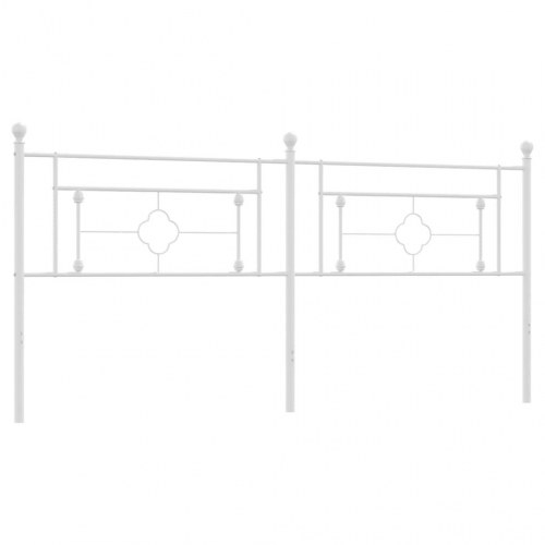 Udskiftningsgavl i metal 193 cm - hvid