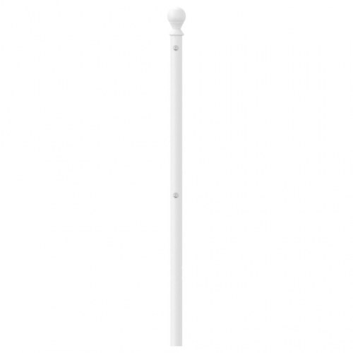 Udskiftningsgavl i metal 193 cm - hvid