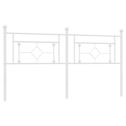 Udskiftningsgavl i metal 180 cm - hvid