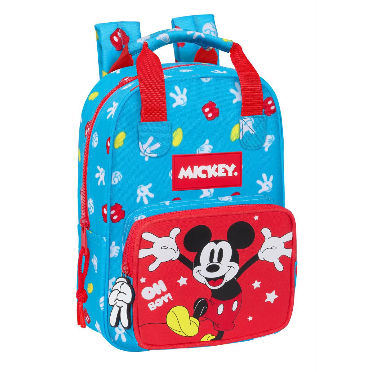 Skoletaske Mickey Mouse Clubhouse Fantastic Blå Rød