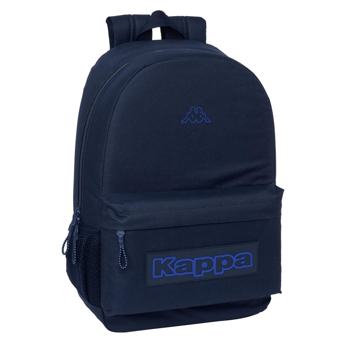 Skoletaske Kappa Blue Night Marineblå 30 X 14 X 46 Cm