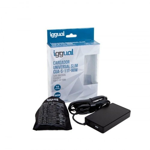 Laptop oplader 90 W - iggual IGG318065 med EU-stik