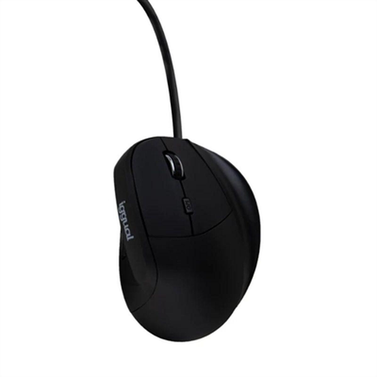 Ergonomisk Optisk Mus Iggual Igg318386
