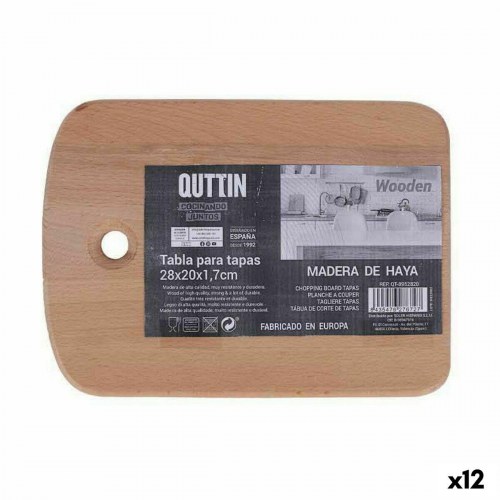 Quttin skærebræt 28 × 20 × 1,7 cm - pakke med 12