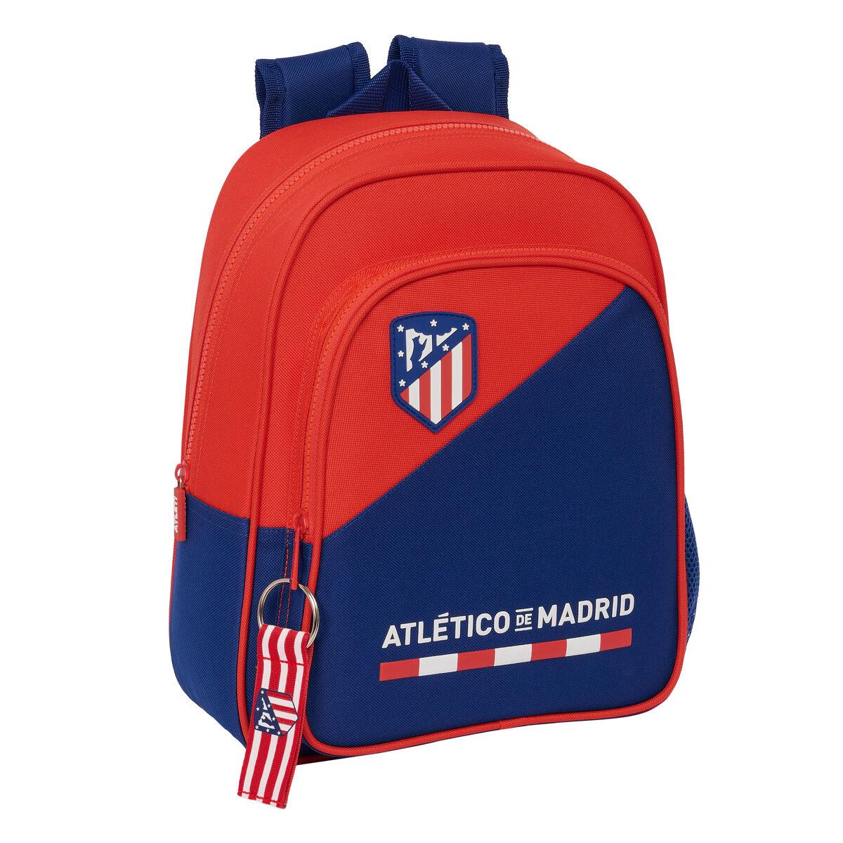 Skoletaske Atlético Madrid Blå Rød 27 X 33 X 10 Cm