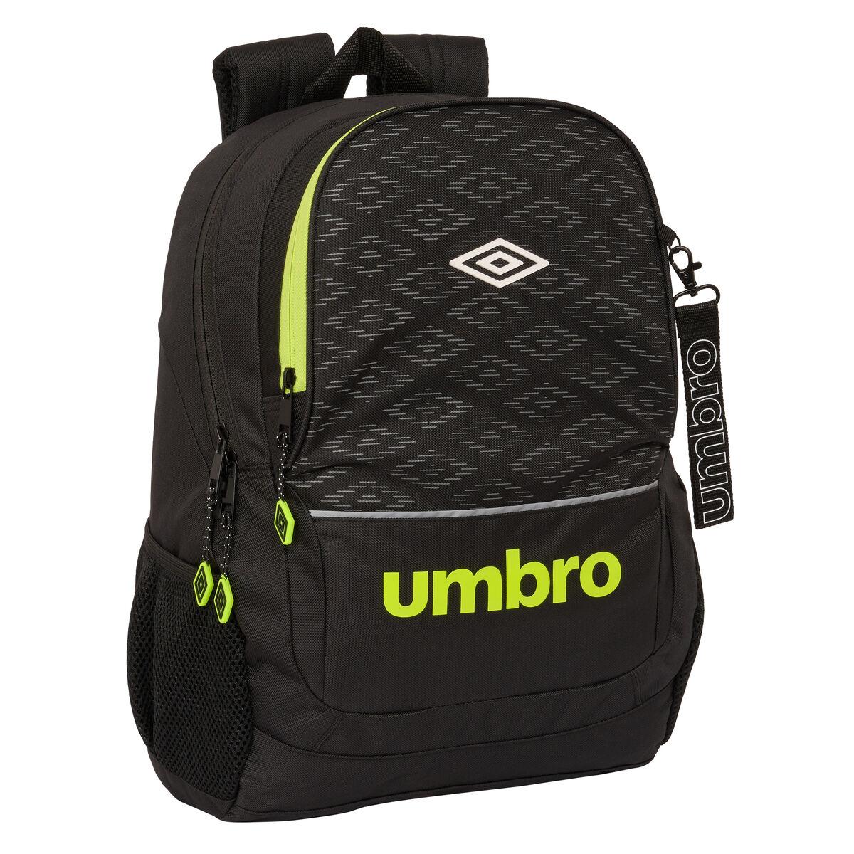 Skoletaske Umbro Lima Sort 32 X 44 X 16 Cm