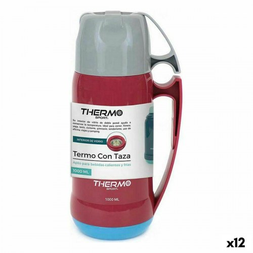 ThermoSport rejse-termokolbe 1 l - pakke med 12