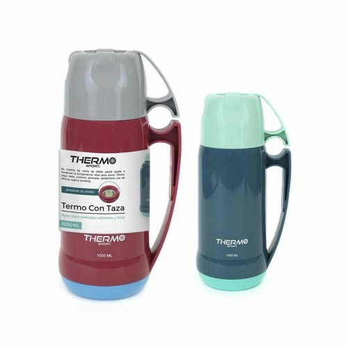 ThermoSport rejse-termokolbe 1 l - pakke med 12