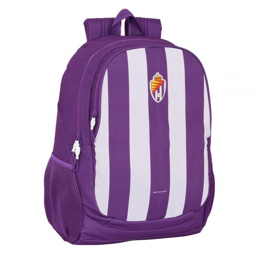 Real Valladolid C.F. skoletaske - lilla børnerygsæk 32 × 44 × 16 cm