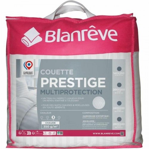 Dyne dobbelt Blanreve 240 × 260 cm - hvid mikrofiber