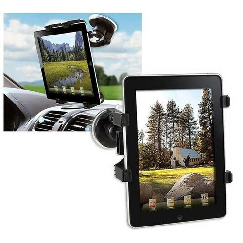 Universal tabletholder til biler Techly I-TABLET-VENT Sort