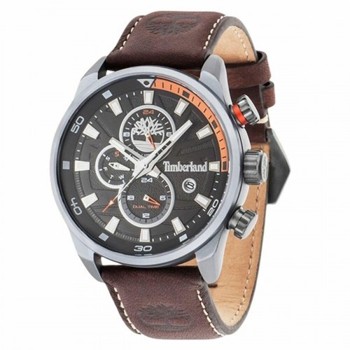 Timberland herreur TBL14816JL - brun læderrem, kvarts