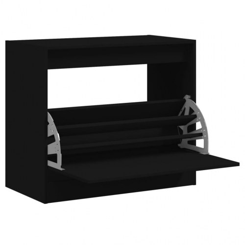Skoskab 80 x 42 x 69 cm - sort