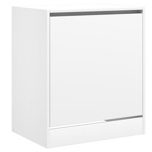 Skoreol med 3 vippeskuffer 60 x 42 x 69 cm - hvid