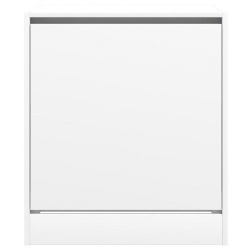 Skoreol med 3 vippeskuffer 60 x 42 x 69 cm - hvid