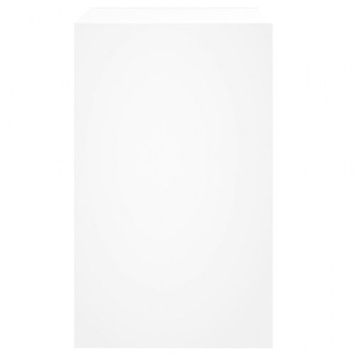 Skoreol med 3 vippeskuffer 60 x 42 x 69 cm - hvid