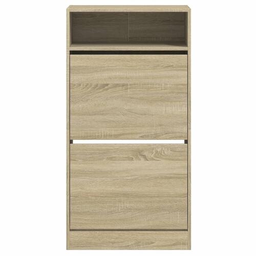 Skoreol 60x34x116 cm konstrueret træ sonoma-eg