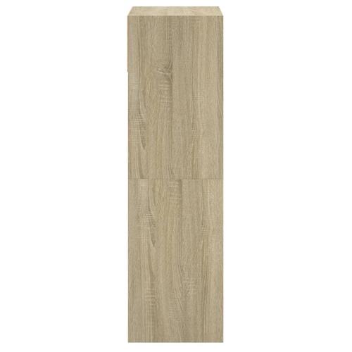 Skoreol 60x34x116 cm konstrueret træ sonoma-eg