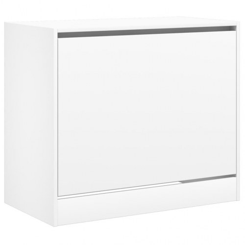 Skoskab med 3 vippeskuffer - hvid, 80 x 42 x 69 cm