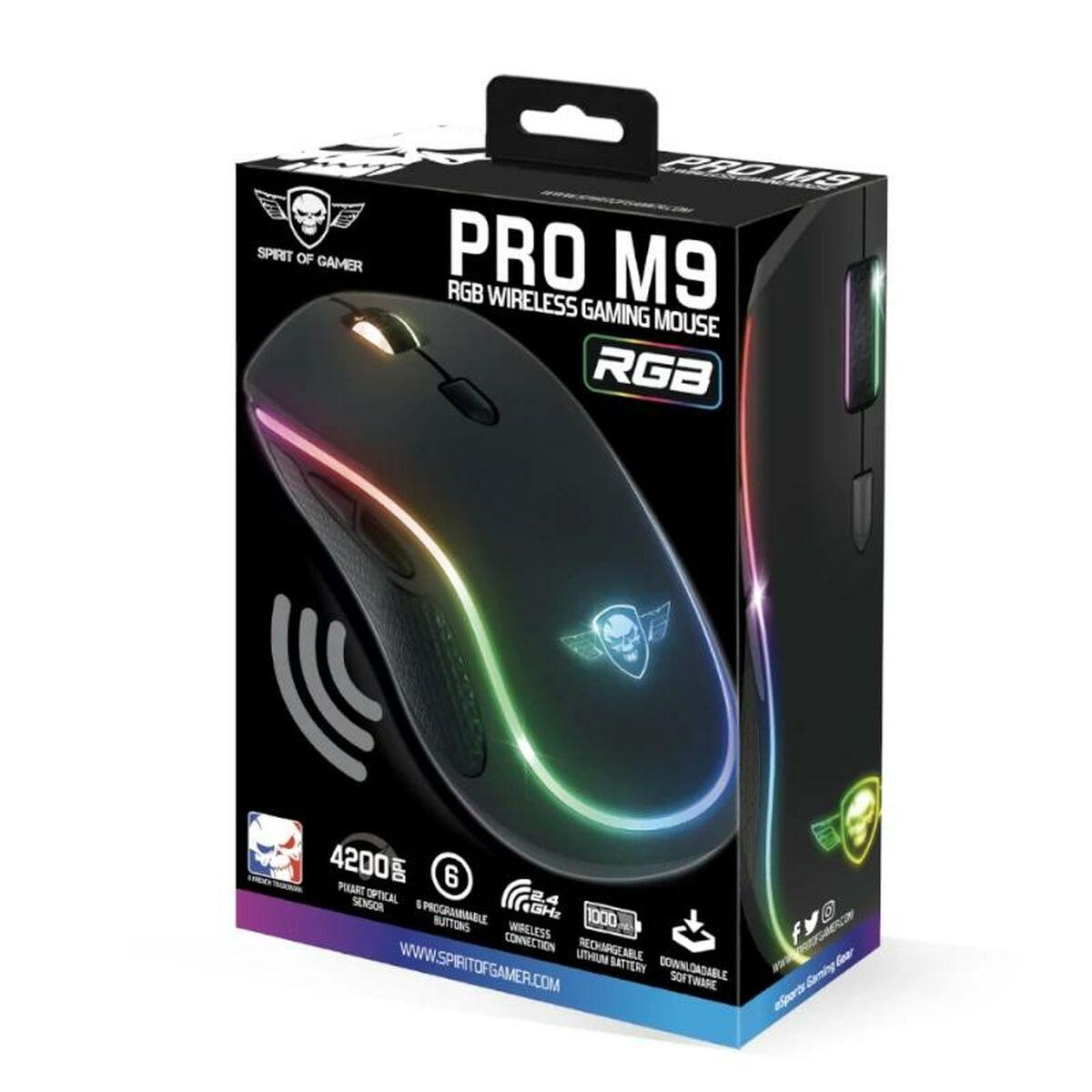 Mus Spirit Of Gamer Pro M9 Rgb Sort