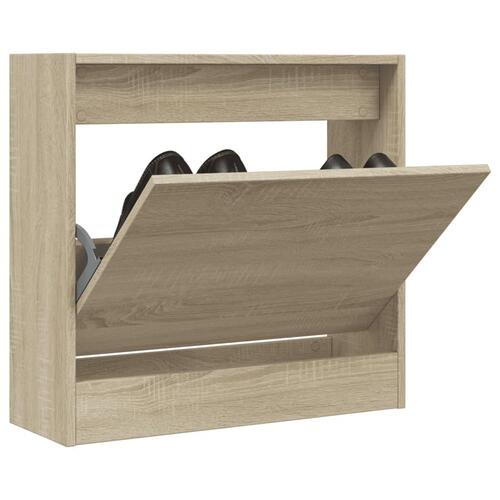 Skoreol 60x21x57 cm konstrueret træ sonoma-eg