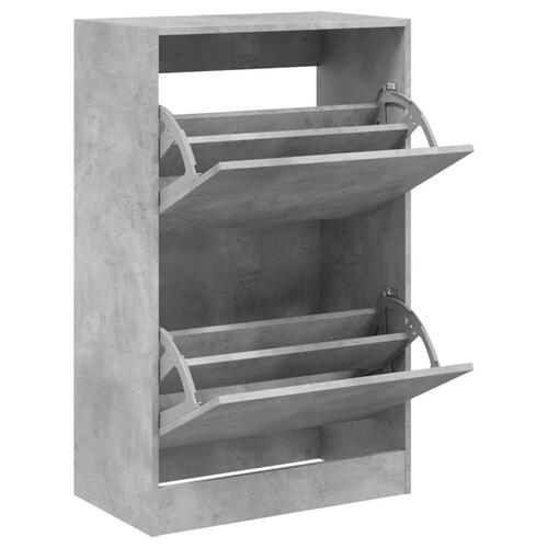 Skoreol 60x34x96,5 cm konstrueret træ betongrå