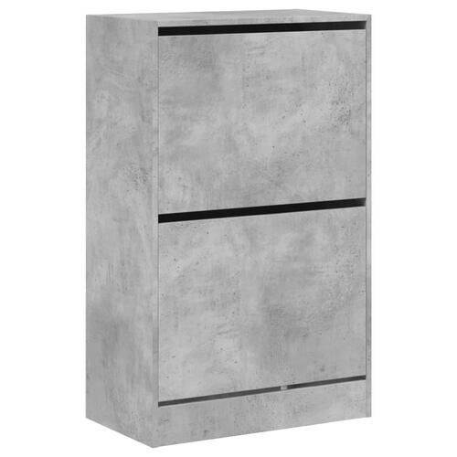 Skoreol 60x34x96,5 cm konstrueret træ betongrå