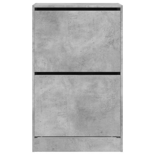 Skoreol 60x34x96,5 cm konstrueret træ betongrå