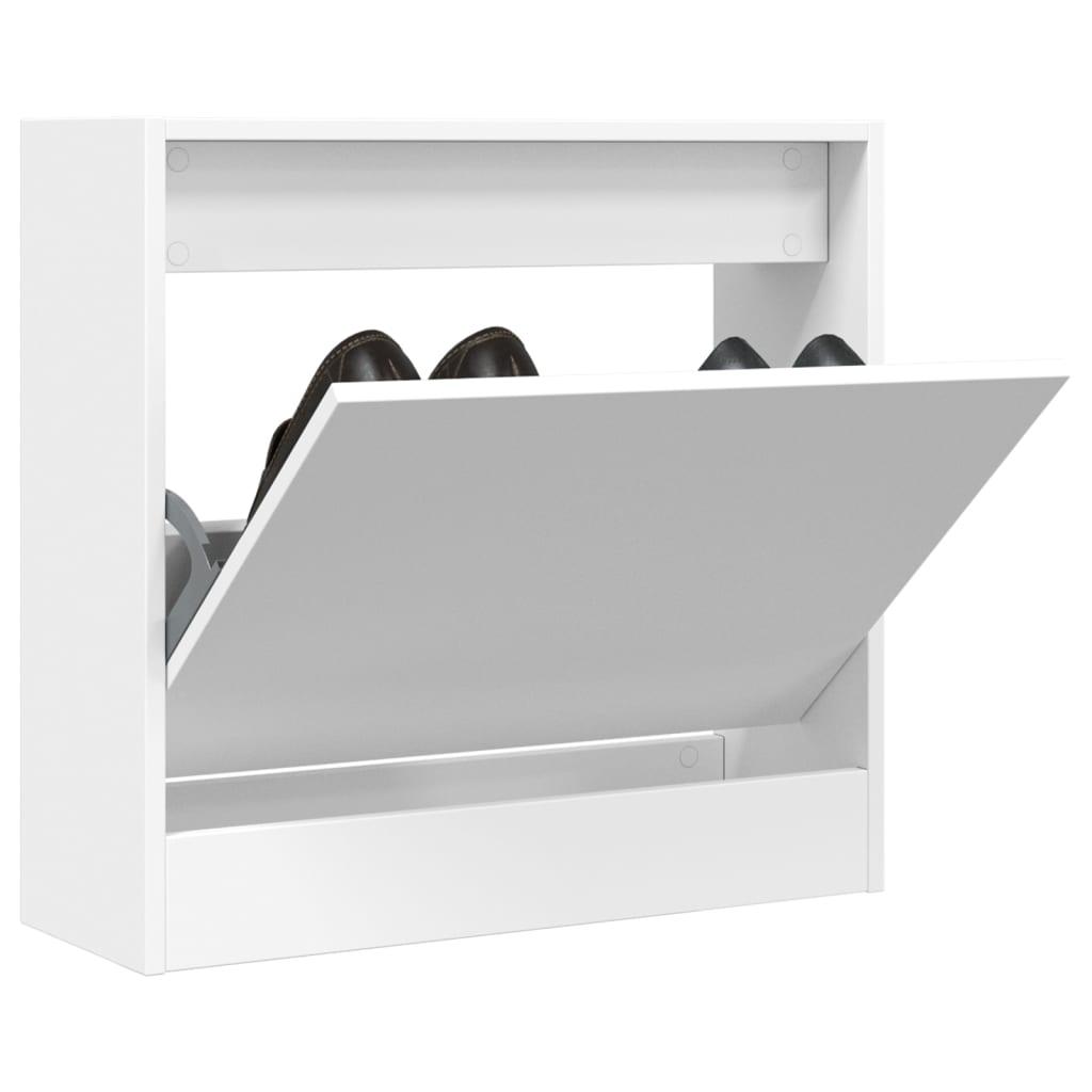 Skoreol 60x21x57 cm konstrueret træ hvid