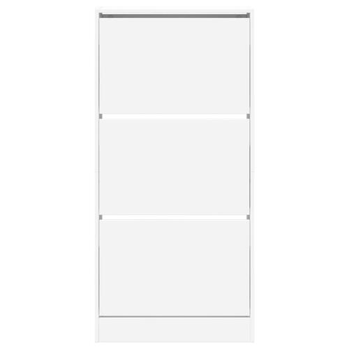 Skoreol 60x21x125,5 cm konstrueret træ hvid