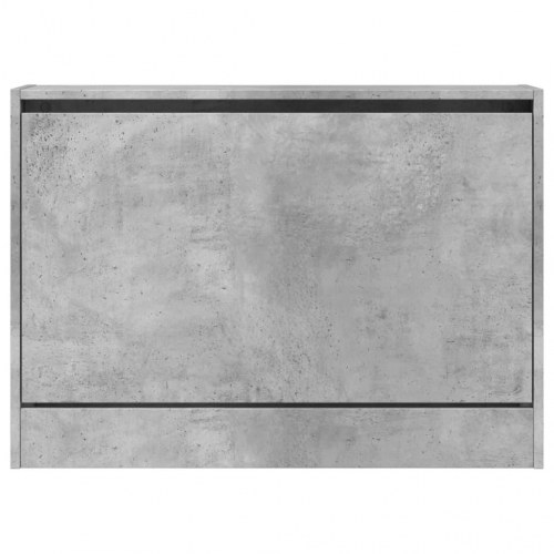 Skoskab med vippeskuffe 80 x 21 x 57 cm - betongrå