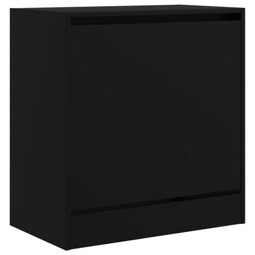 Skoreol 60x34x63,5 cm konstrueret træ sort