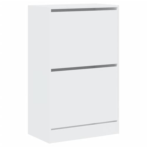 Skoreol 60x34x96,5 cm konstrueret træ hvid