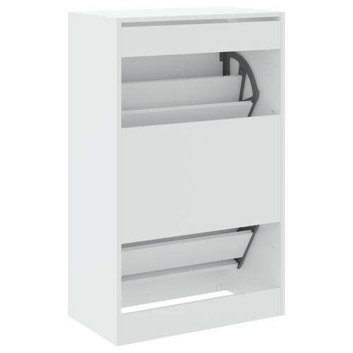 Skoreol 60x34x96,5 cm konstrueret træ hvid