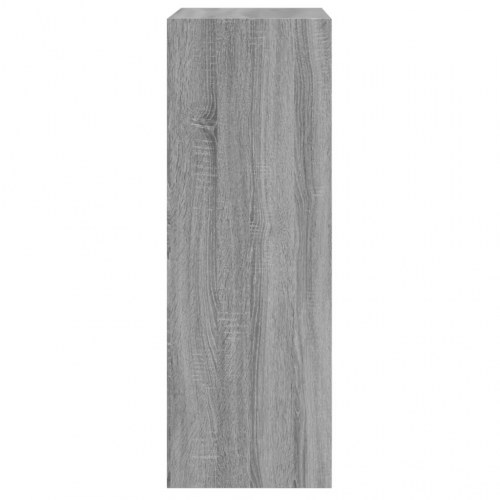 Skoskab med 2 vippeskuffer 60 x 34 x 96,5 cm - grå sonoma-eg