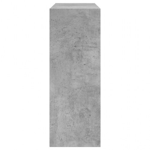 Skoreol med vippeskuffe 60 x 21 x 57 cm - betongrå