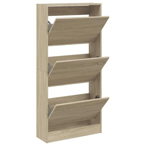 Skoreol 60x21x125,5 cm konstrueret træ sonoma-eg