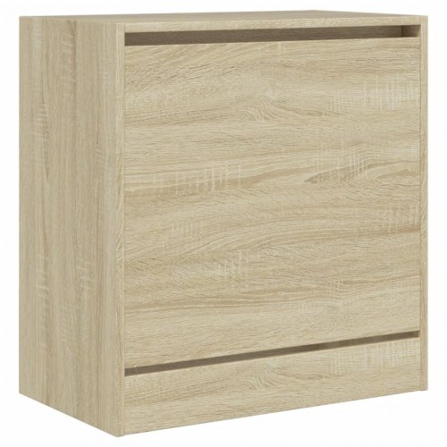 Skoreol med vippeskuffe 60 x 34 x 63,5 cm - sonoma-eg