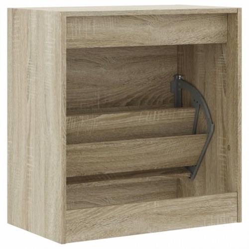 Skoreol med vippeskuffe 60 x 34 x 63,5 cm - sonoma-eg