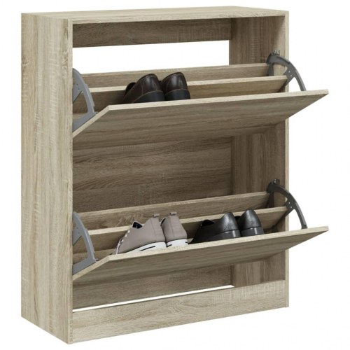 Skoreol 80x34x96,5 cm konstrueret træ sonoma-eg