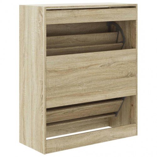 Skoreol 80x34x96,5 cm konstrueret træ sonoma-eg