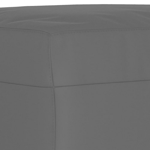 Sofasæt 4 dele med hynder mikrofiberstof mørkegrå