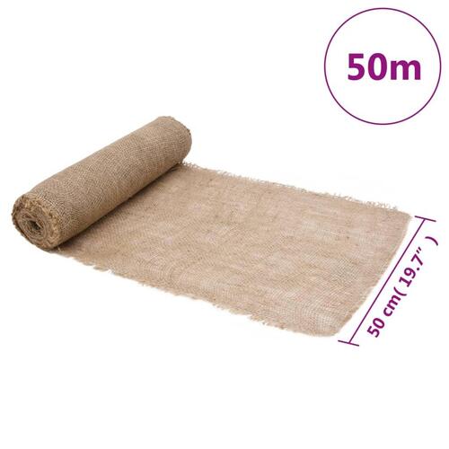 Juterulle 0,5x50 m 200 gsm 100 % jute