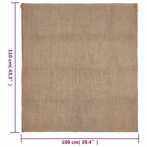 Jutesække 5 stk. 100x110 cm 100 % jute 220 g/m2