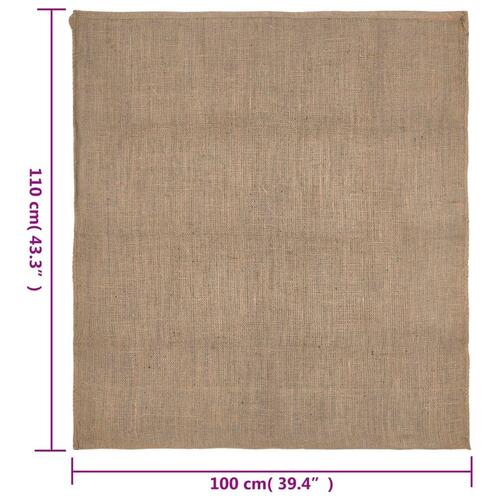 Jutesække 30 stk. 100x110 cm 100 % jute 220 g/m2