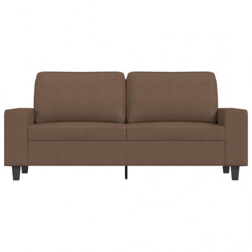 2-personers stofsofa 140 cm - brun