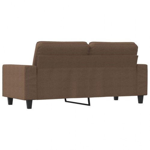 2-personers stofsofa 140 cm - brun