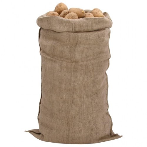 Jutesække 5 stk. 65x135 cm 100 % jute 340 g/m2