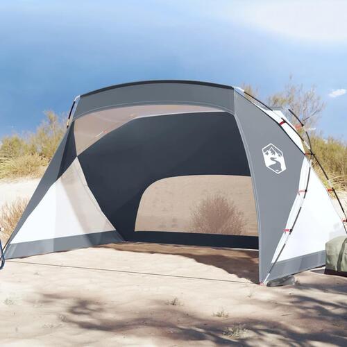 Strandtelt 274x178x170/148 cm 185T polyester grå