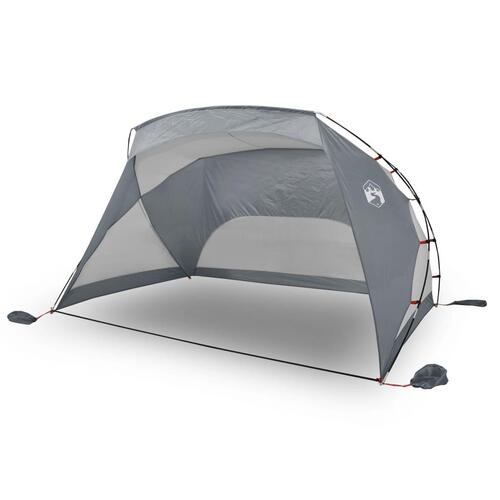 Strandtelt 274x178x170/148 cm 185T polyester grå